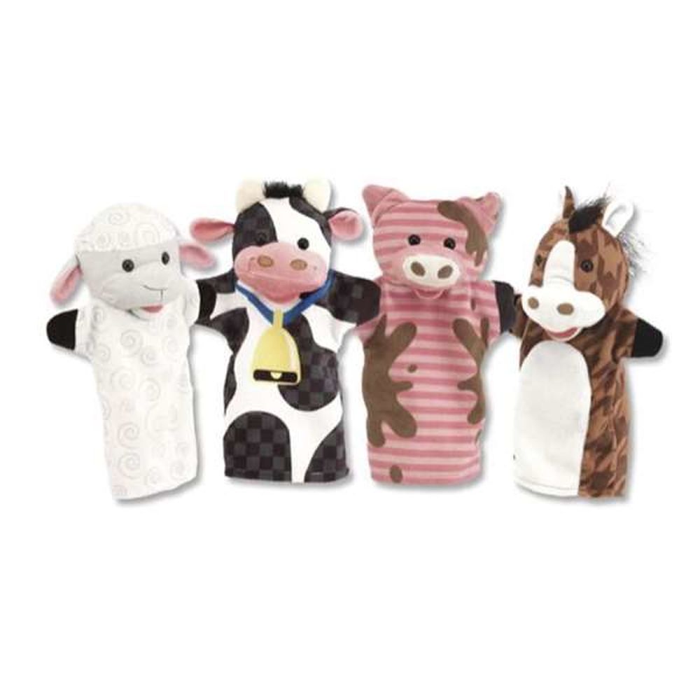 Pehmolelu Farm Friends Hand Puppets Muovinen