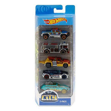 Lataa kuva Galleria-katseluun, Setti 5 autoa Hot Wheels Valikoima
