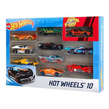 Lataa kuva Galleria-katseluun, Leikkiajoneuvosarja Hot Wheels Metalli (10 Pcs)
