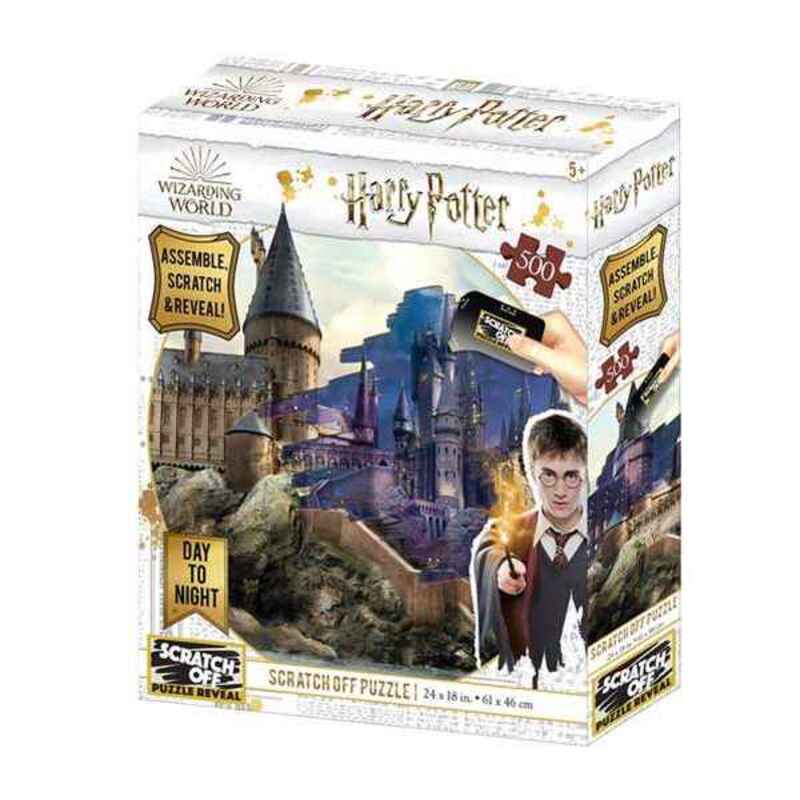 Palapeli Harry Potter Hogwarts Day and Night (500 pcs)