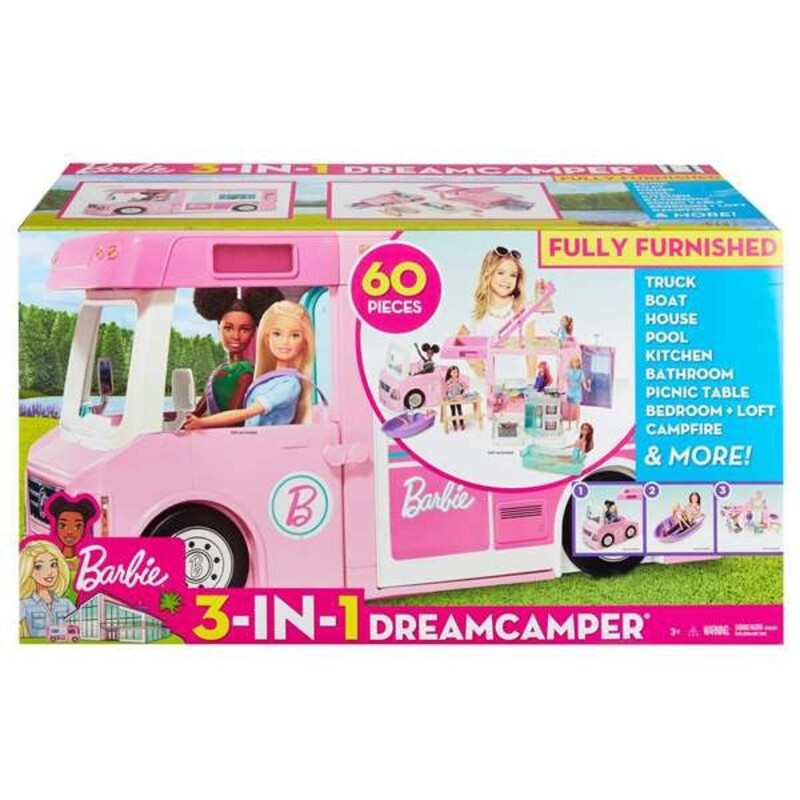 Matkailuvaunu Barbie (60 pcs)