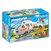 Lataa kuva Galleria-katseluun, Playset City Life Rescue Helicopter Playmobil 70048 (38 pcs)
