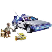 Lataa kuva Galleria-katseluun, Playset Action Racer Back to the Future DeLorean Playmobil 70317
