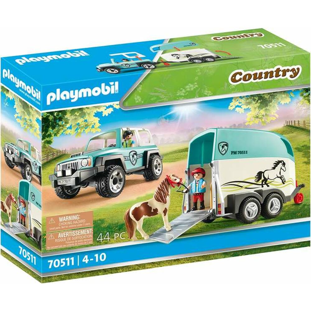 Playset Playmobil Country Poni Perävaunu 70511 (44 pcs)