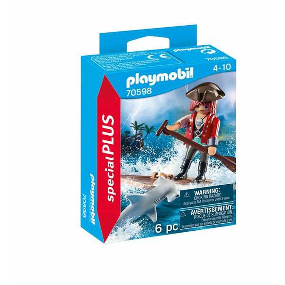 Figuuri, jossa liikkuvat raajat Playmobil Special Plus Hai 70598 (6 pcs)