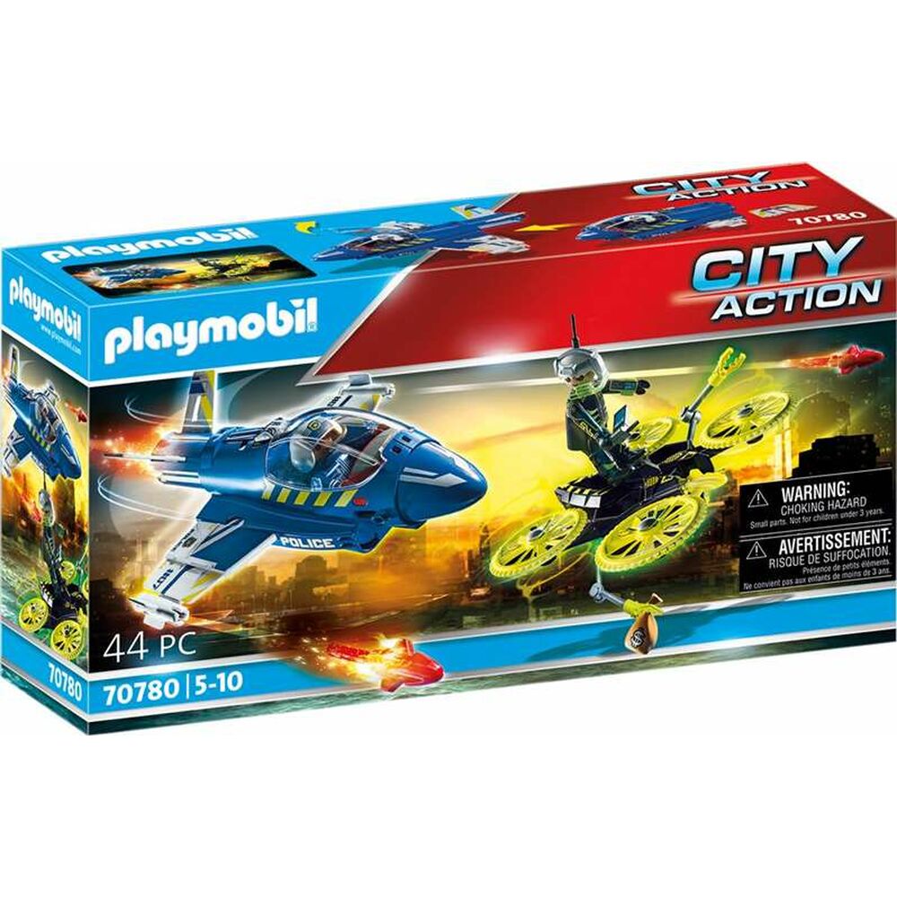 Playset Playmobil City Action Droni Lentokone Poliisi 70780 (44 pcs)