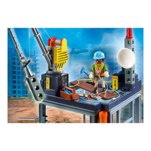 Lataa kuva Galleria-katseluun, Playset Playmobil City Action Starter Pack Construction with crane 70816
