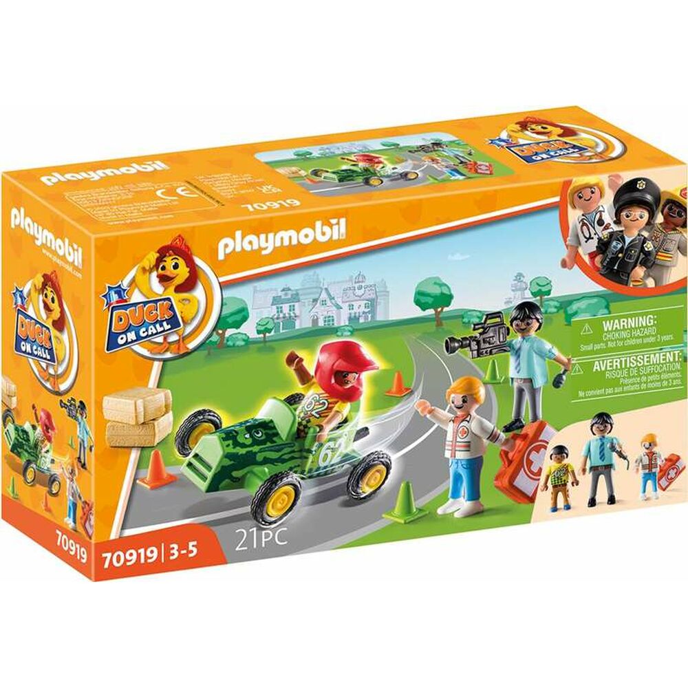 Playset Playmobil Duck on Call Action Ambulanssi 70919 (21 pcs)