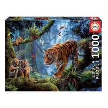 Lataa kuva Galleria-katseluun, Palapeli Tigres en el Árbol Educa (1000 pcs)
