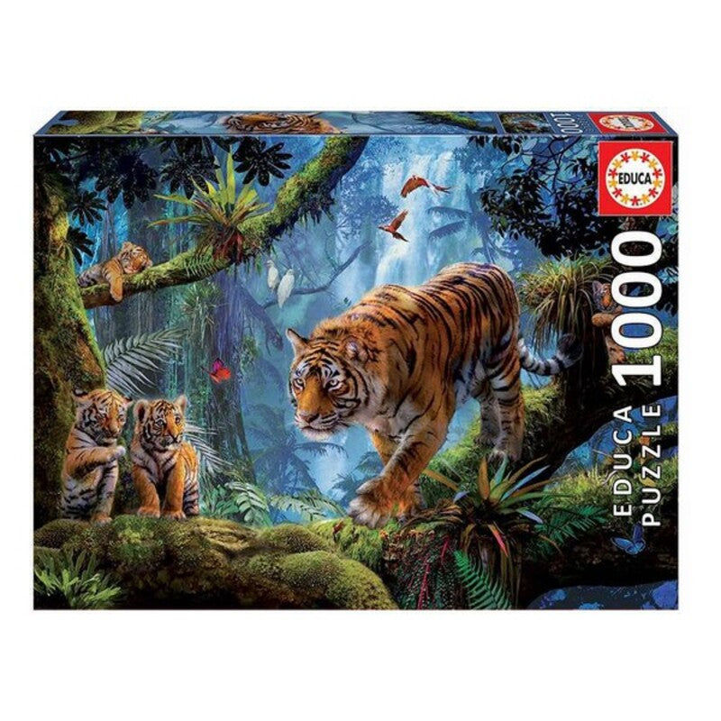 Palapeli Tigres en el Árbol Educa (1000 pcs)