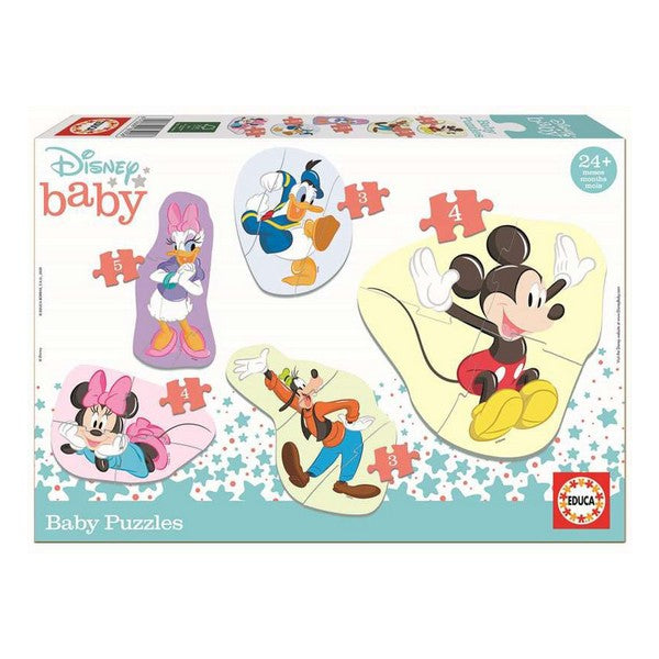 5 pelin setti Mickey & Friends Educa