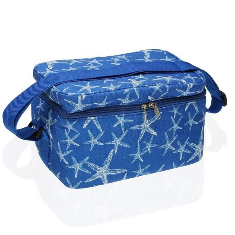 Kannettava Jääkaappi Versa Blue Sea Polyesteri (18 x 18 x 28 cm) 9 l