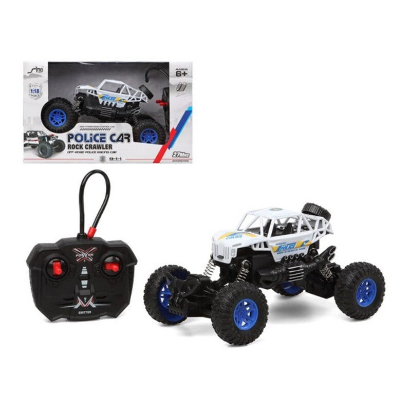 Kauko-ohjattava  ajoneuvo Police Rock Crawler