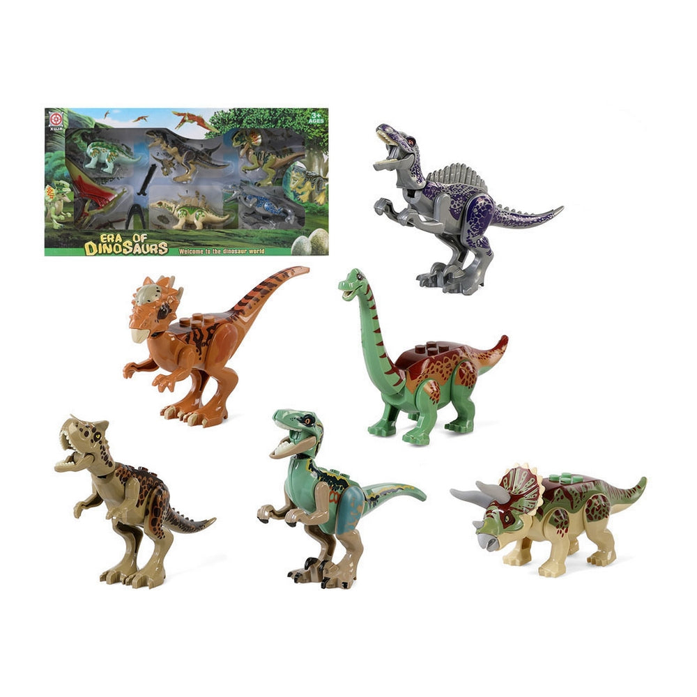 Setti 6 dinosaurusta Era of Dinosaurs Muovinen (42 x 22 cm)