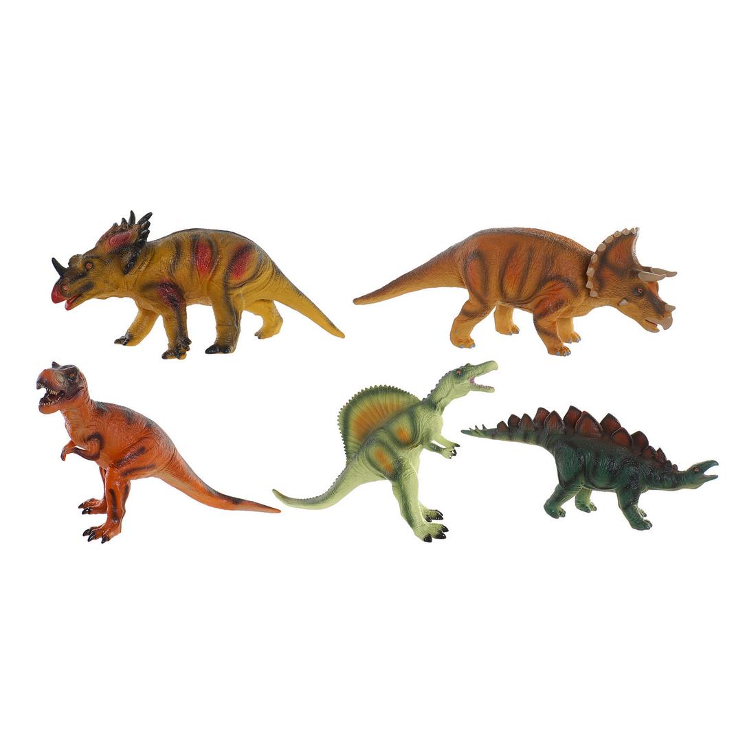 Dinosaurus DKD Home Decor Pehmeä (6 pcs)