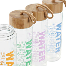 Lataa kuva Galleria-katseluun, Lasipullo DKD Home Decor Water Bambu (4 pcs) (580 ml)
