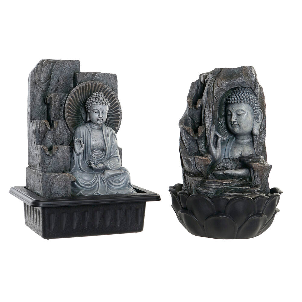 Garden fountain DKD Home Decor Buddha Hartsi Itämainen (31 x 24 x 40 cm) (2 pcs)