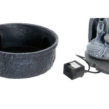 Lataa kuva Galleria-katseluun, Garden fountain DKD Home Decor Buddha Hartsi Itämainen (21 x 21 x 26 cm) (2 pcs)
