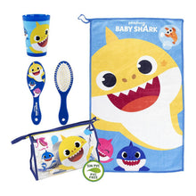 Lataa kuva Galleria-katseluun, Matkasetti Baby Shark Sininen (4 pcs)
