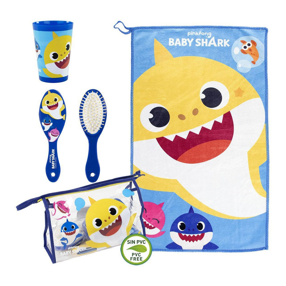 Matkasetti Baby Shark Sininen (4 pcs)