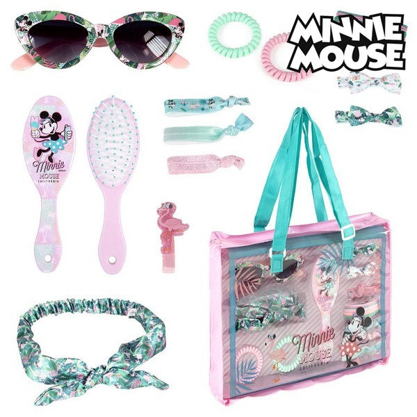 Toilettilaukku ja tarvikkeet Minnie Mouse (17 pcs)