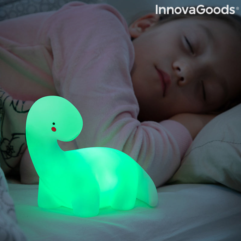 Dinosaurus monivärinen LED-lamppu Lightosaurus InnovaGoods