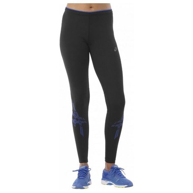 Naisten urheilulegginsit Asics Asics Stripe Tight Musta