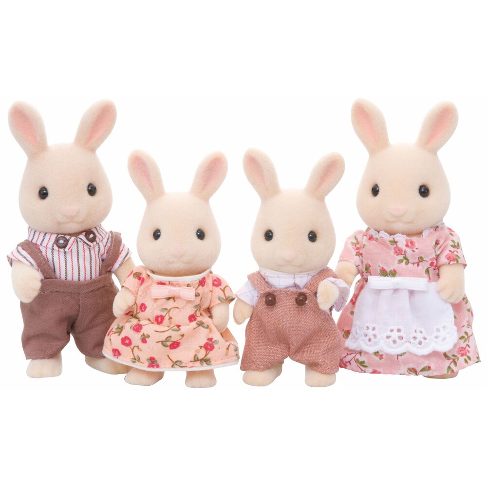 Nukkesetti Sylvanian Families La Famille Lapin Creme (Kunnostetut Tuotteet A)