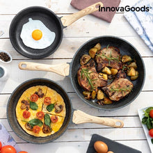 Lataa kuva Galleria-katseluun, InnovaGoods (20 cm) Granite-Effect Premium Frying Pan
