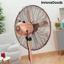 Lataa kuva Galleria-katseluun, Vapaasti seisova tuuletin Copper Retro InnovaGoods Ø 40 cm 55W
