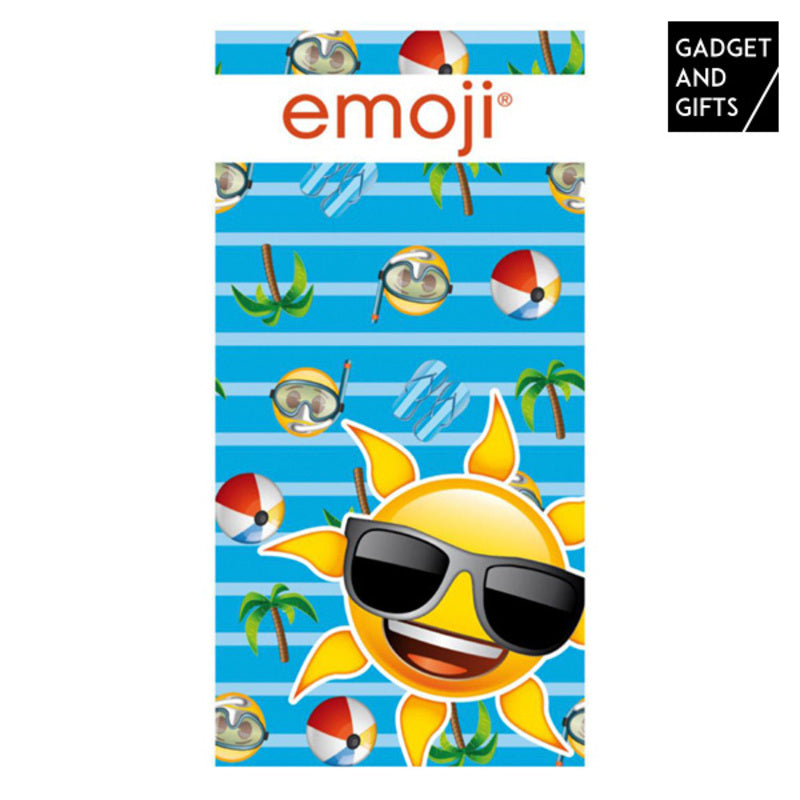 Gadget and Gifts Aurinko Emoji Rantapyyhe